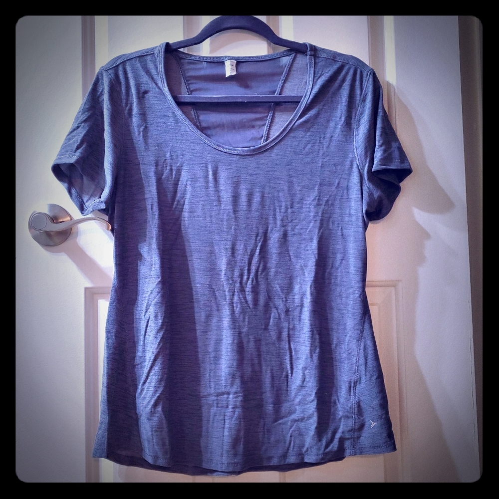TWO- Old Navy Active breathe on tops sz L